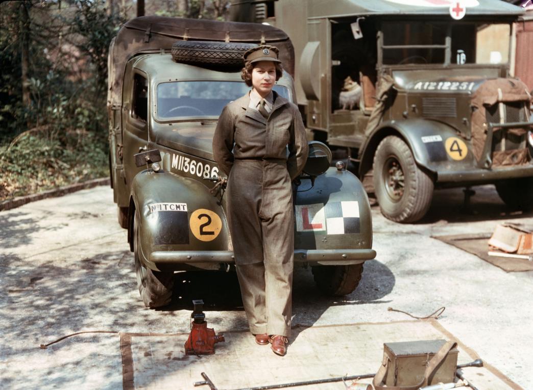 Queen Elizabeth II with Car